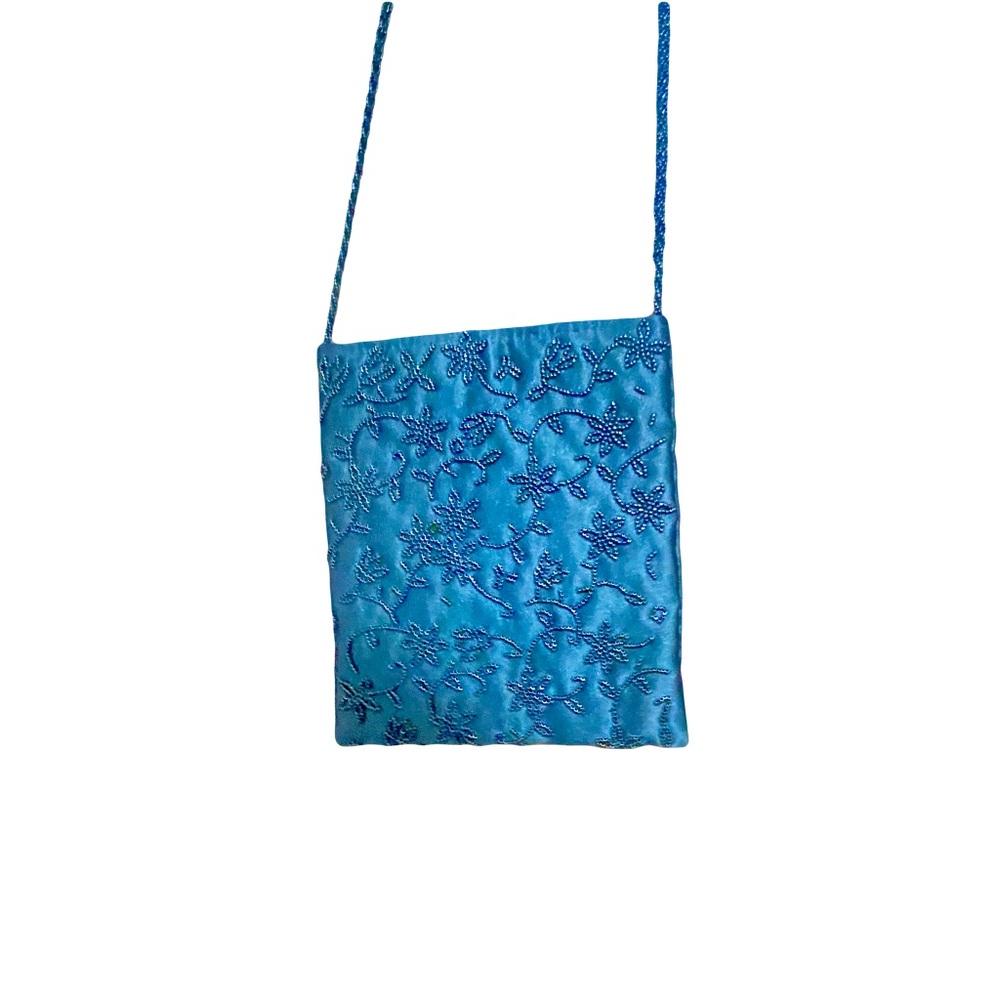 Talbots Beaded Black Crossbody Bag with Sleek Design - Picture 5 of 12